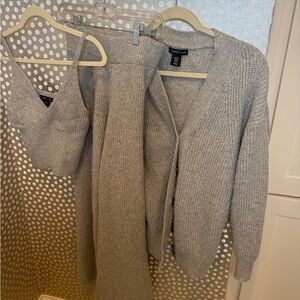 Sincerely Jules Gray Cardigan Sweater Set